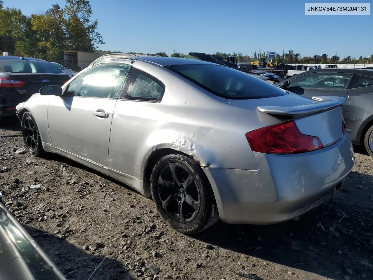 2003 Infiniti G35 VIN: JNKCV54E73M204131 Lot: 74387814