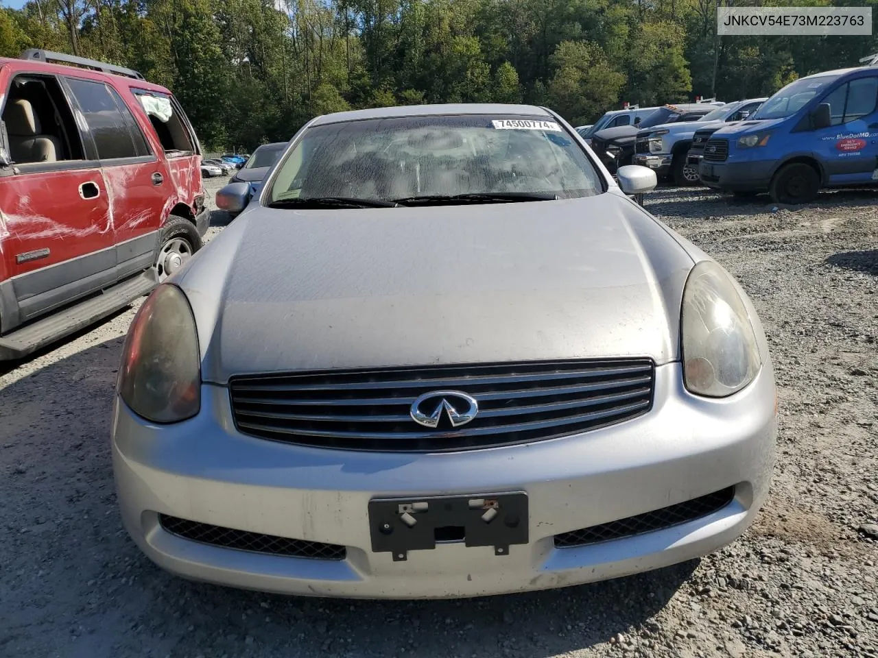 2003 Infiniti G35 VIN: JNKCV54E73M223763 Lot: 74500774