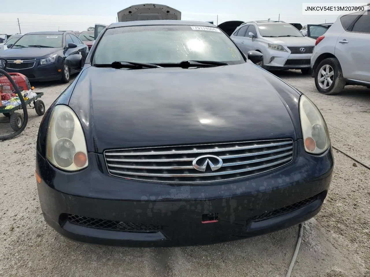 2003 Infiniti G35 VIN: JNKCV54E13M207090 Lot: 75174504