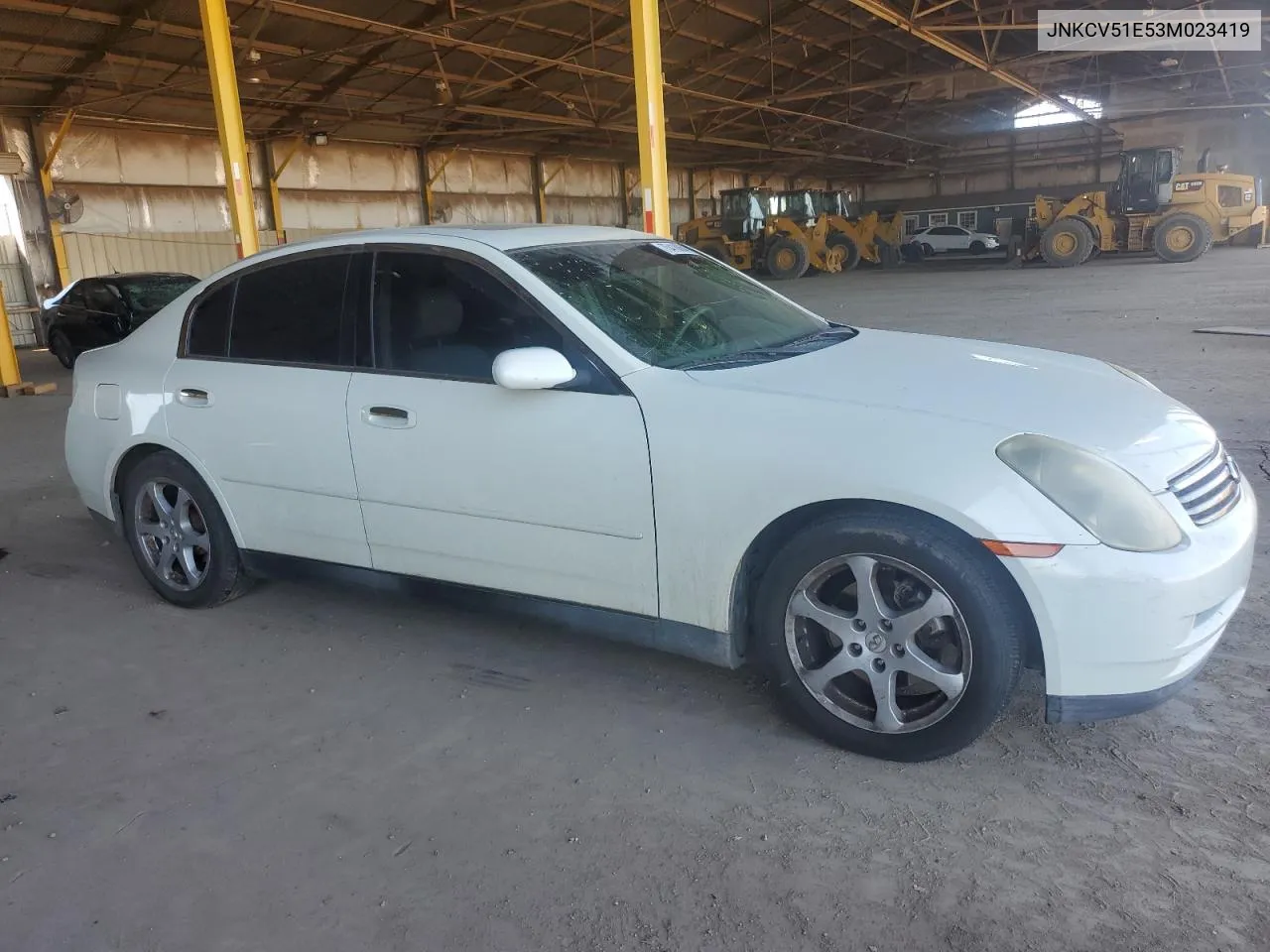 2003 Infiniti G35 VIN: JNKCV51E53M023419 Lot: 75418064