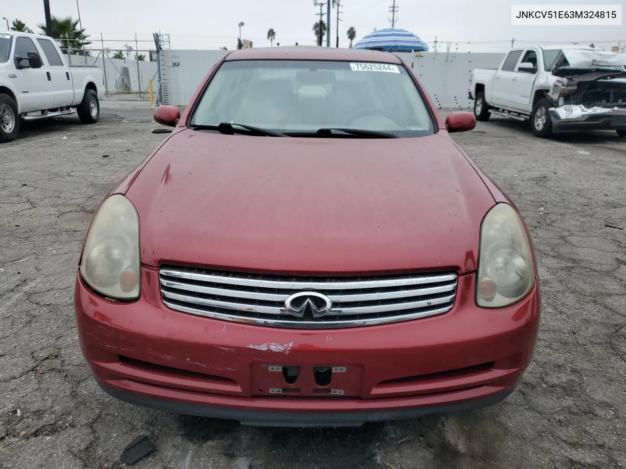 JNKCV51E63M324815 2003 Infiniti G35