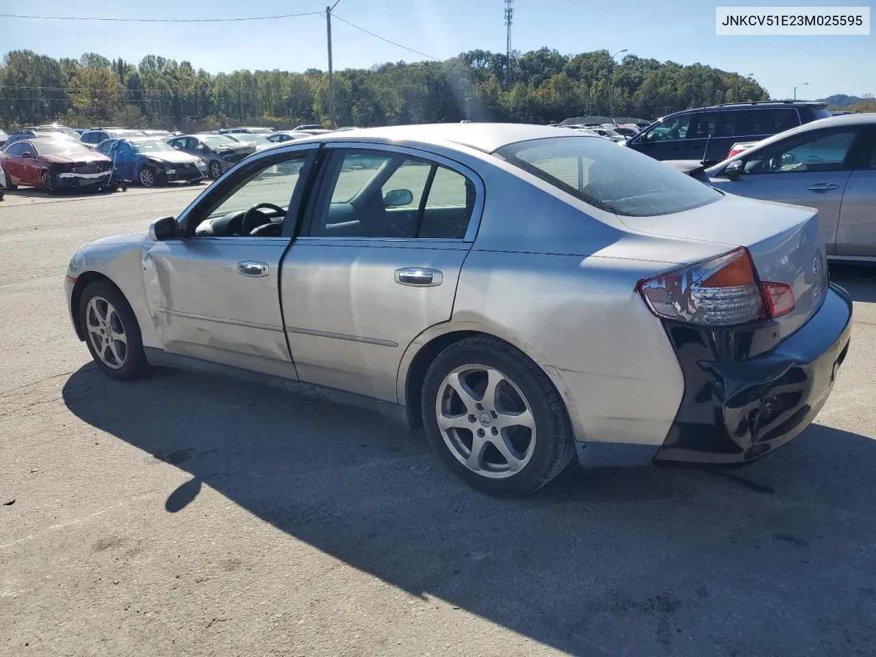 2003 Infiniti G35 VIN: JNKCV51E23M025595 Lot: 76697974