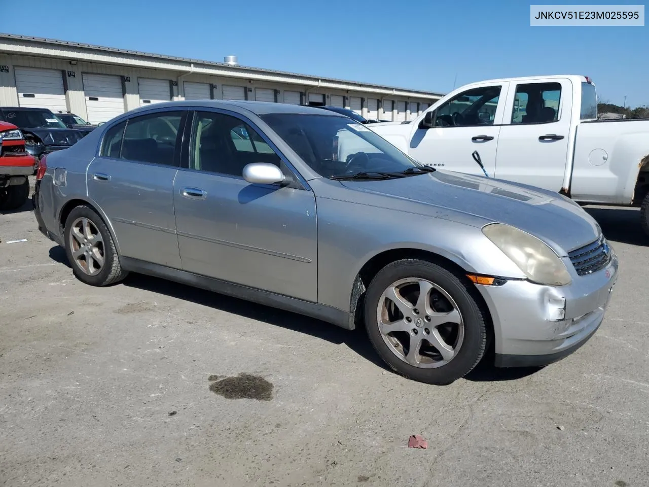 2003 Infiniti G35 VIN: JNKCV51E23M025595 Lot: 76697974