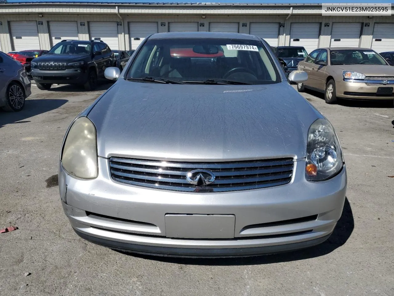 2003 Infiniti G35 VIN: JNKCV51E23M025595 Lot: 76697974