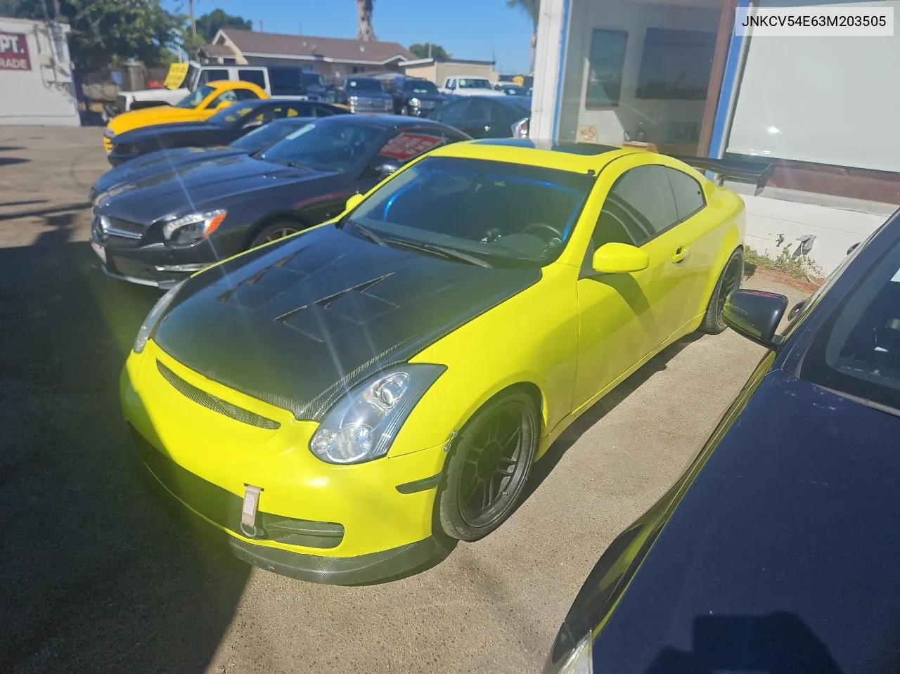 JNKCV54E63M203505 2003 Infiniti G35