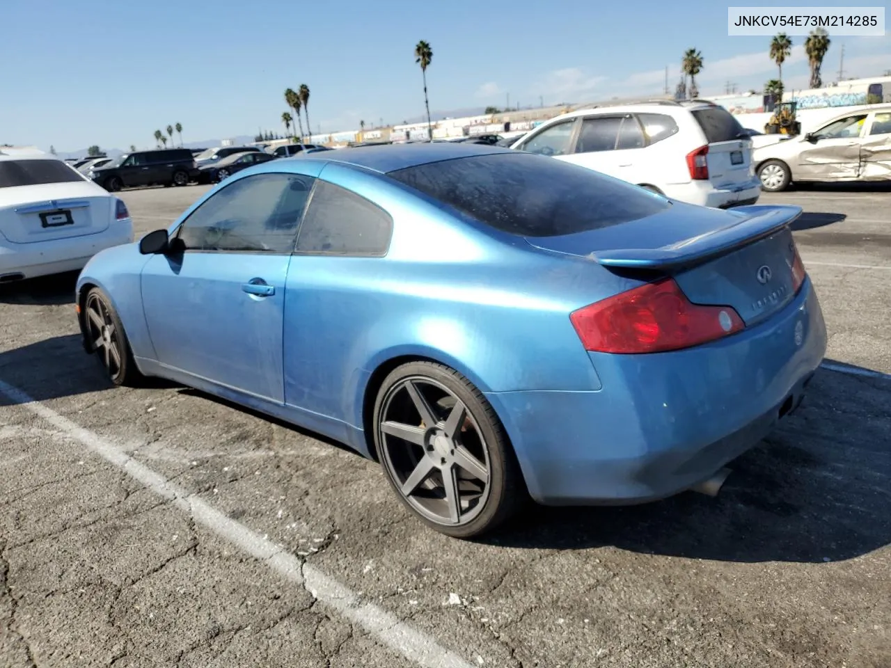 2003 Infiniti G35 VIN: JNKCV54E73M214285 Lot: 77820164