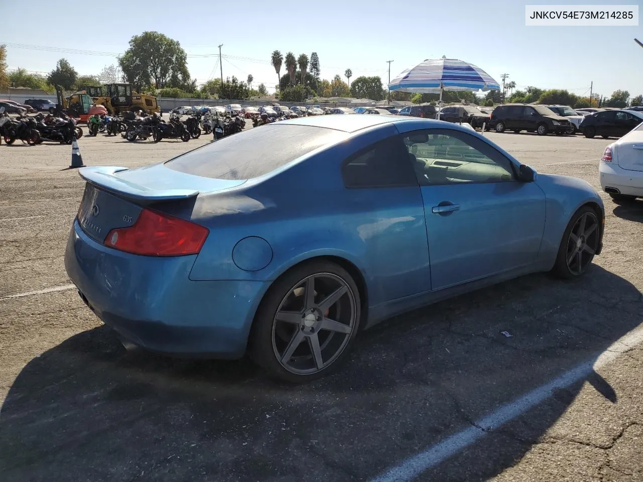 2003 Infiniti G35 VIN: JNKCV54E73M214285 Lot: 77820164