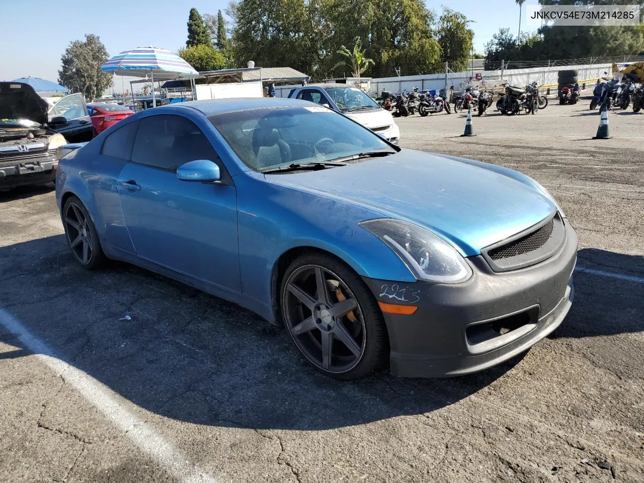 2003 Infiniti G35 VIN: JNKCV54E73M214285 Lot: 77820164