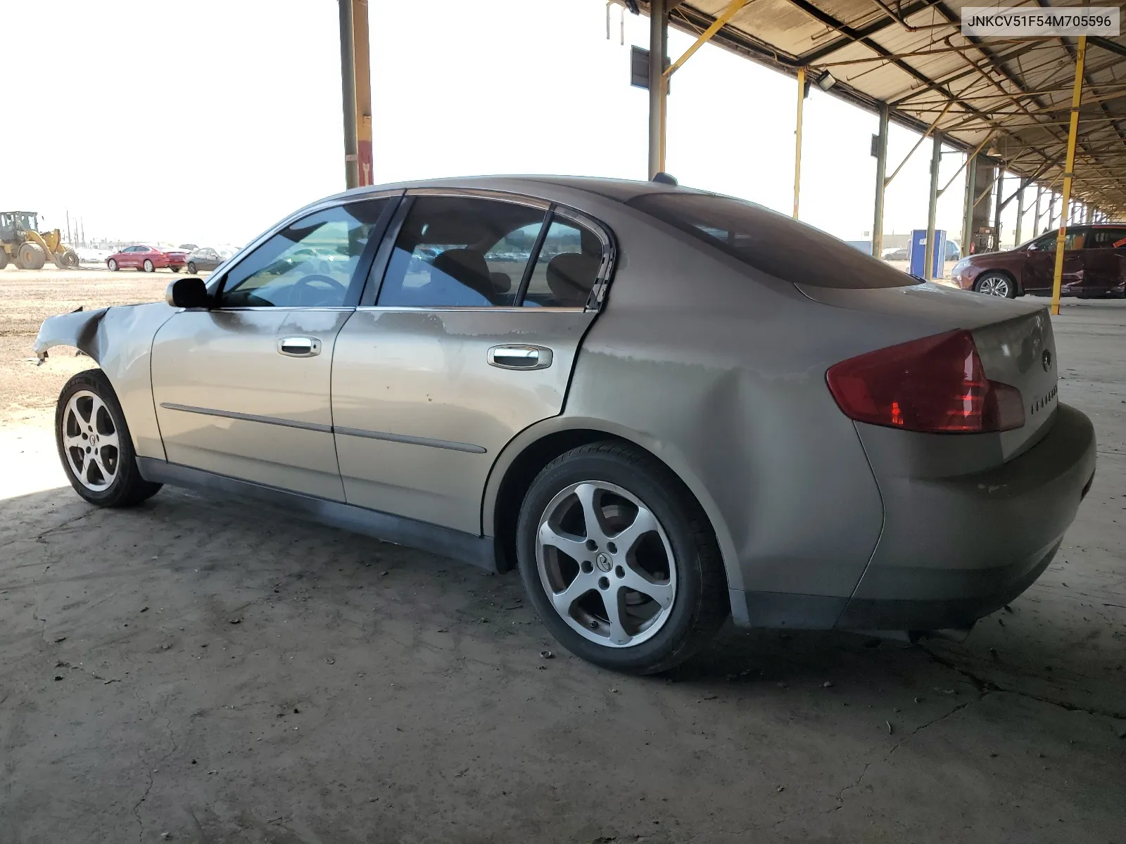 2004 Infiniti G35 VIN: JNKCV51F54M705596 Lot: 53057334