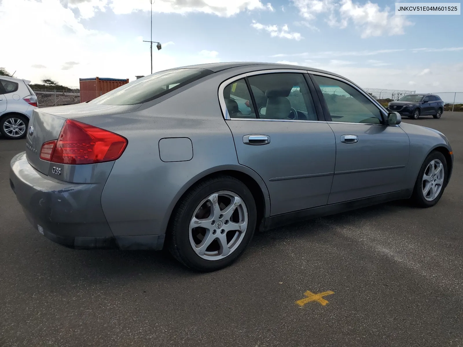 2004 Infiniti G35 VIN: JNKCV51E04M601525 Lot: 63241424