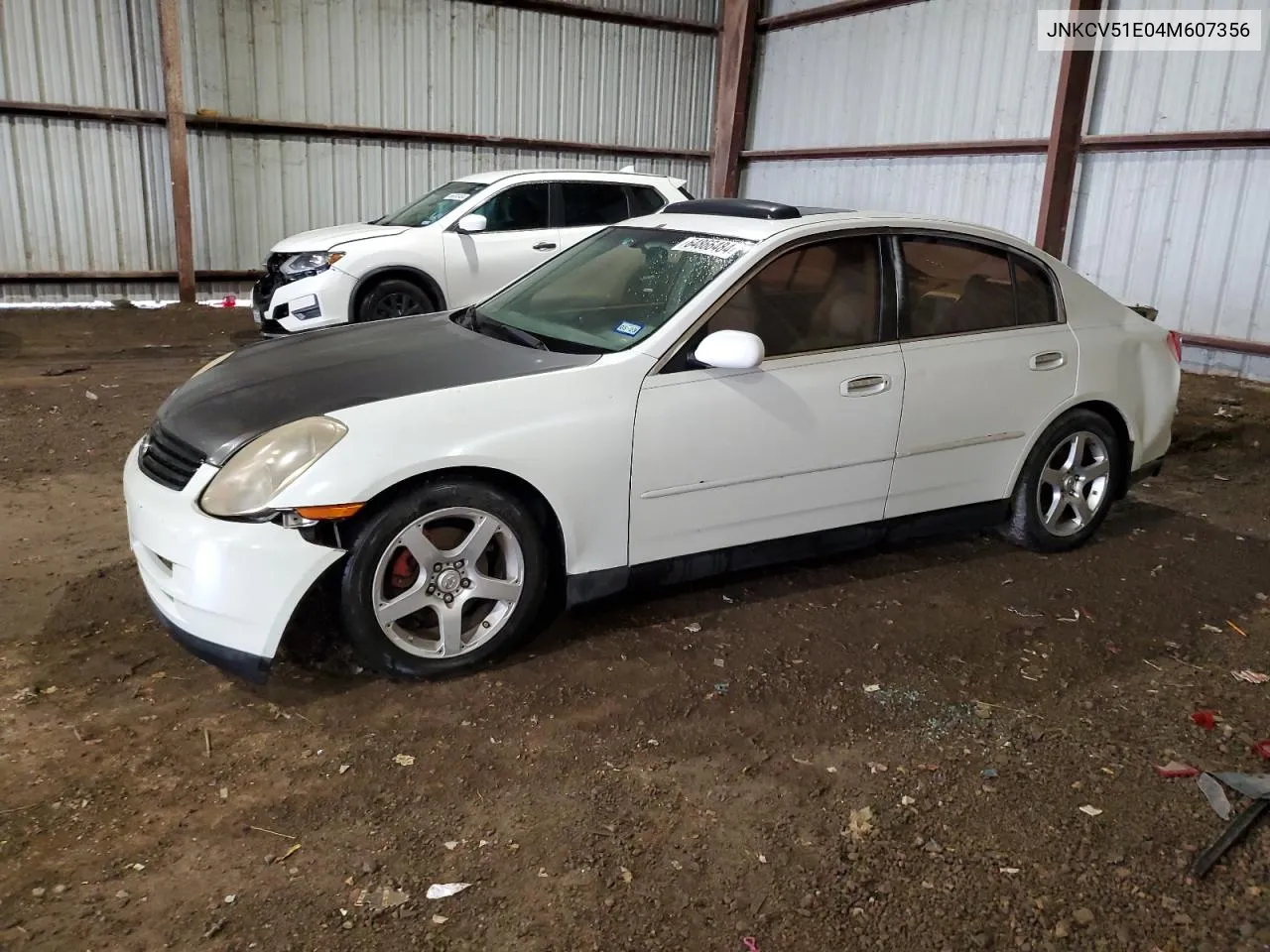 2004 Infiniti G35 VIN: JNKCV51E04M607356 Lot: 64866484