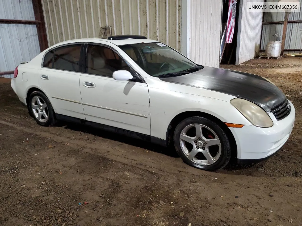 2004 Infiniti G35 VIN: JNKCV51E04M607356 Lot: 64866484