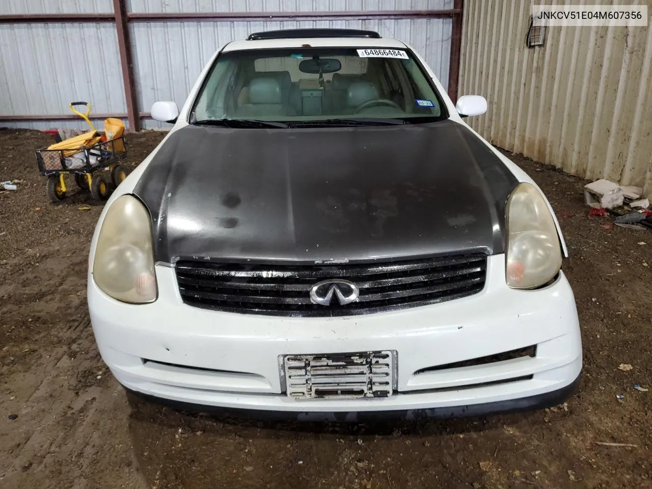 2004 Infiniti G35 VIN: JNKCV51E04M607356 Lot: 64866484