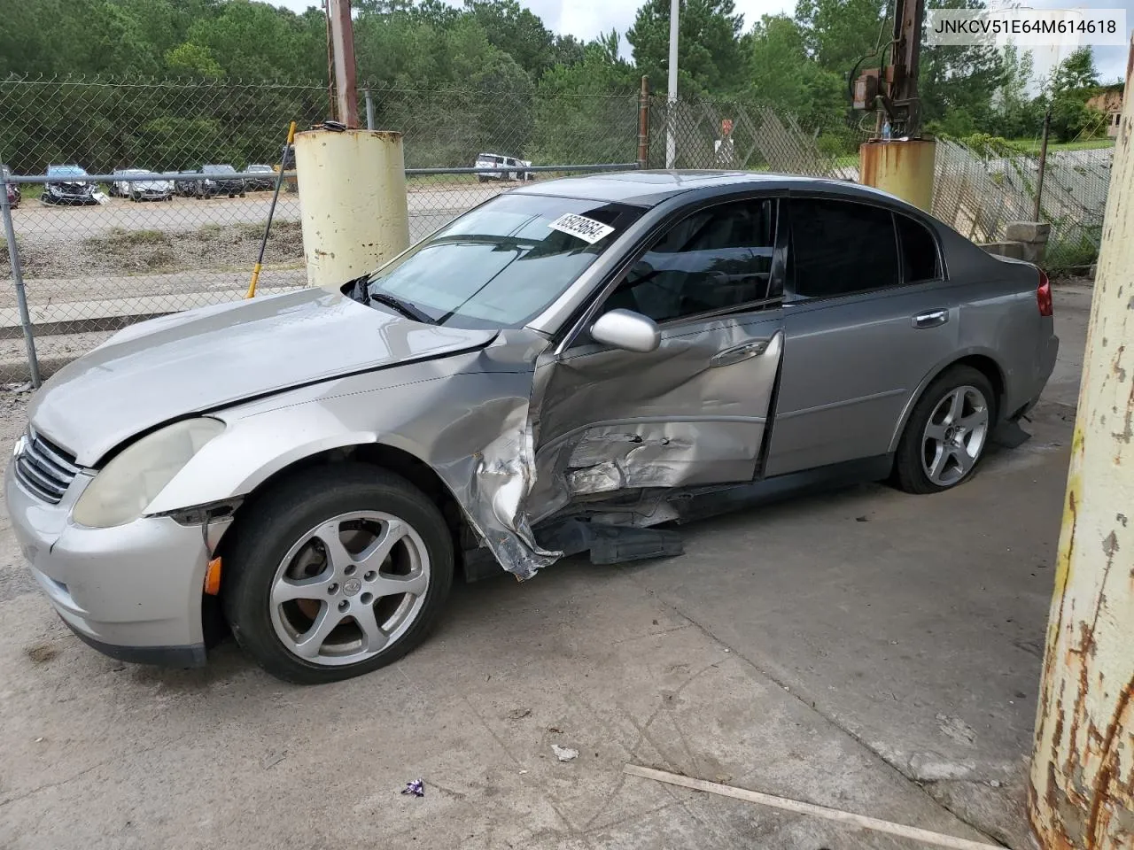 2004 Infiniti G35 VIN: JNKCV51E64M614618 Lot: 65929664