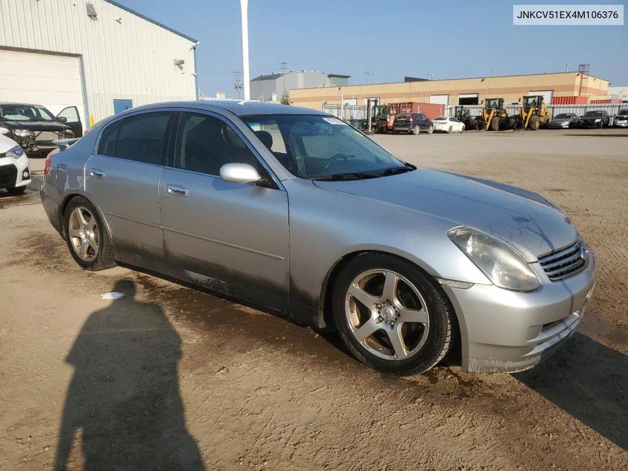 2004 Infiniti G35 VIN: JNKCV51EX4M106376 Lot: 69750254