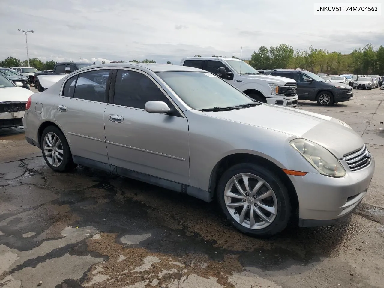 2004 Infiniti G35 VIN: JNKCV51F74M704563 Lot: 70261754