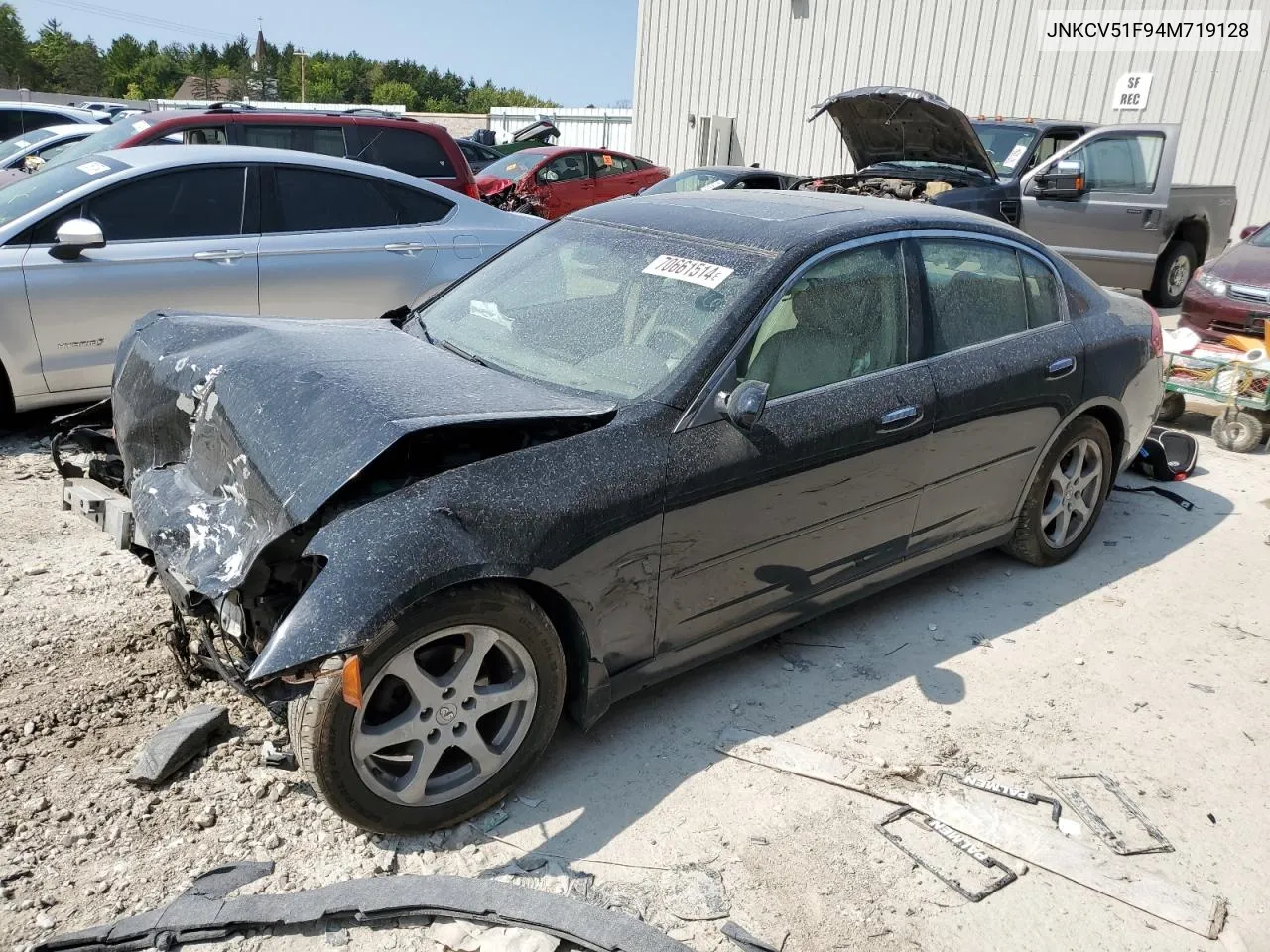 2004 Infiniti G35 VIN: JNKCV51F94M719128 Lot: 70661514