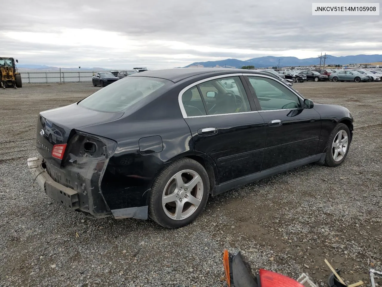 2004 Infiniti G35 VIN: JNKCV51E14M105908 Lot: 70721234