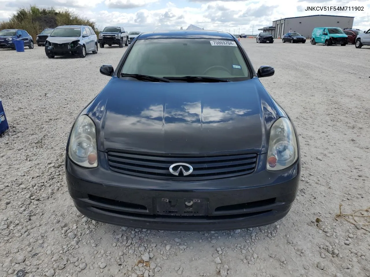 2004 Infiniti G35 VIN: JNKCV51F54M711902 Lot: 70869704