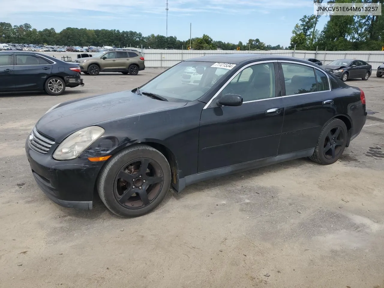 2004 Infiniti G35 VIN: JNKCV51E64M613257 Lot: 71121534