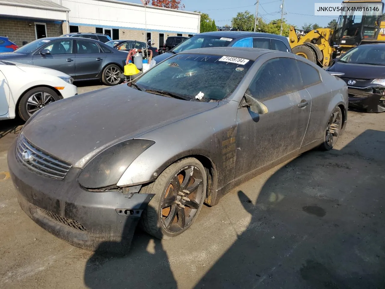 2004 Infiniti G35 VIN: JNKCV54EX4M816146 Lot: 71459784