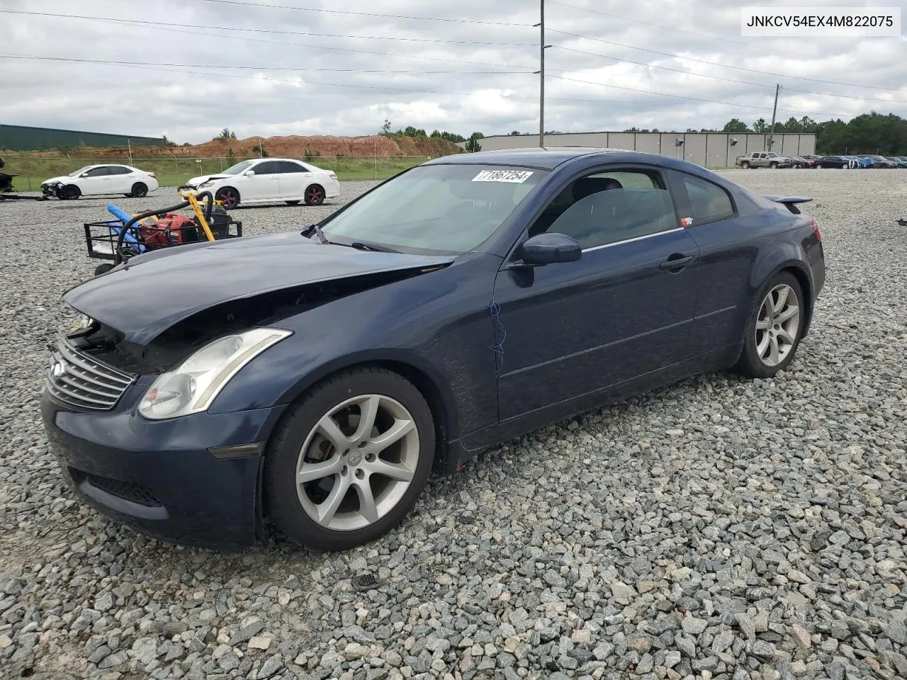 2004 Infiniti G35 VIN: JNKCV54EX4M822075 Lot: 71867254