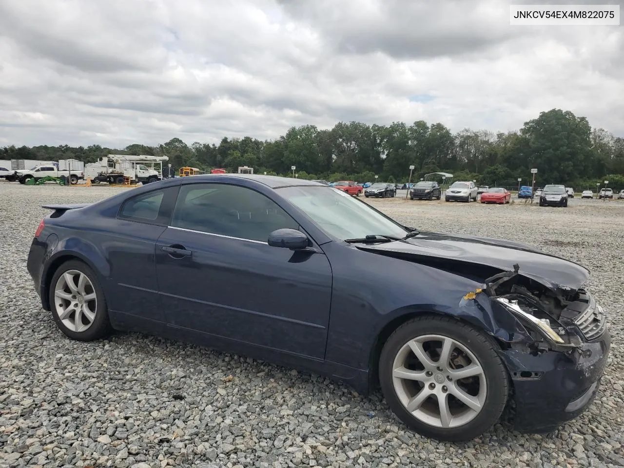 2004 Infiniti G35 VIN: JNKCV54EX4M822075 Lot: 71867254