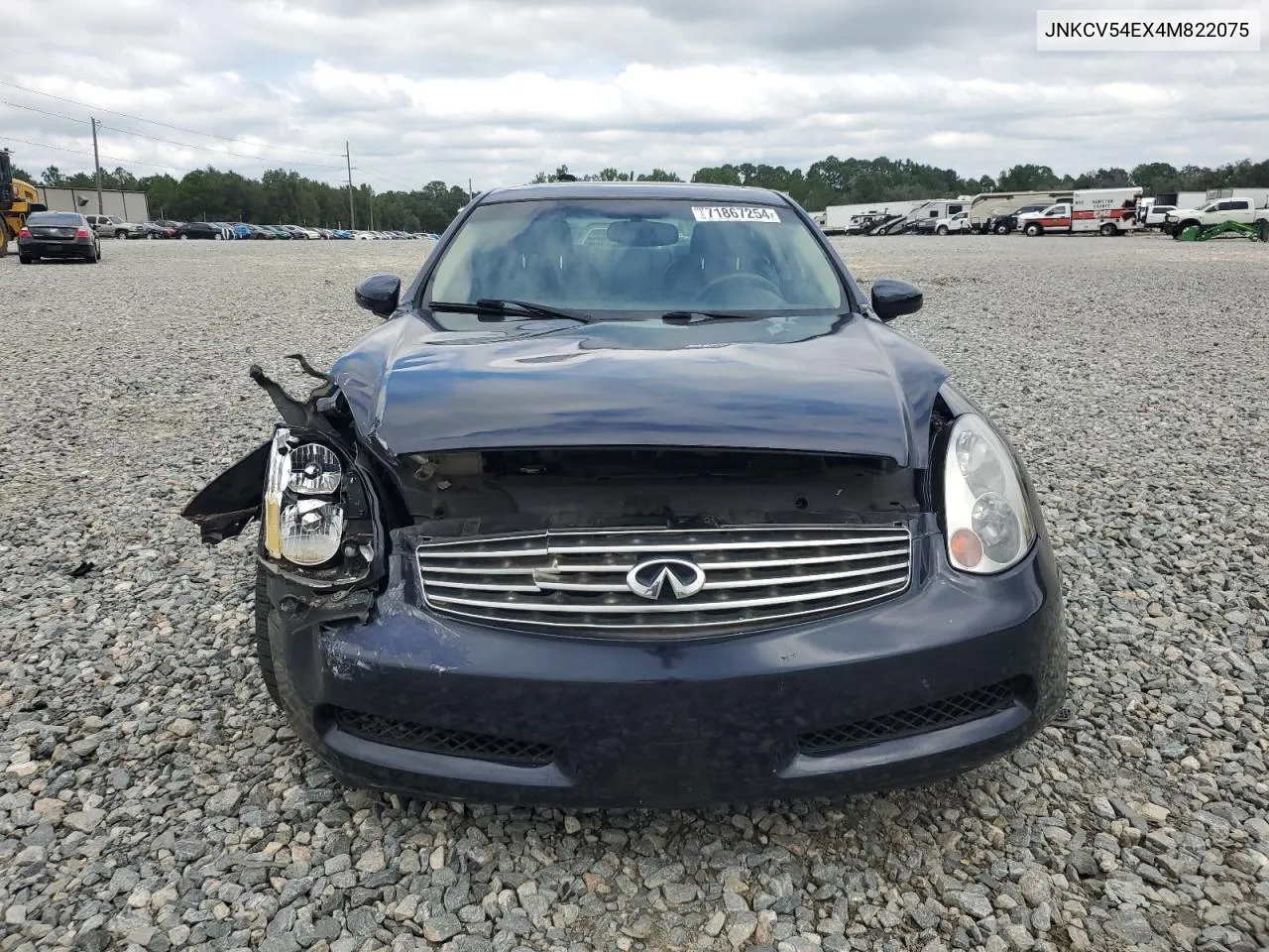 2004 Infiniti G35 VIN: JNKCV54EX4M822075 Lot: 71867254