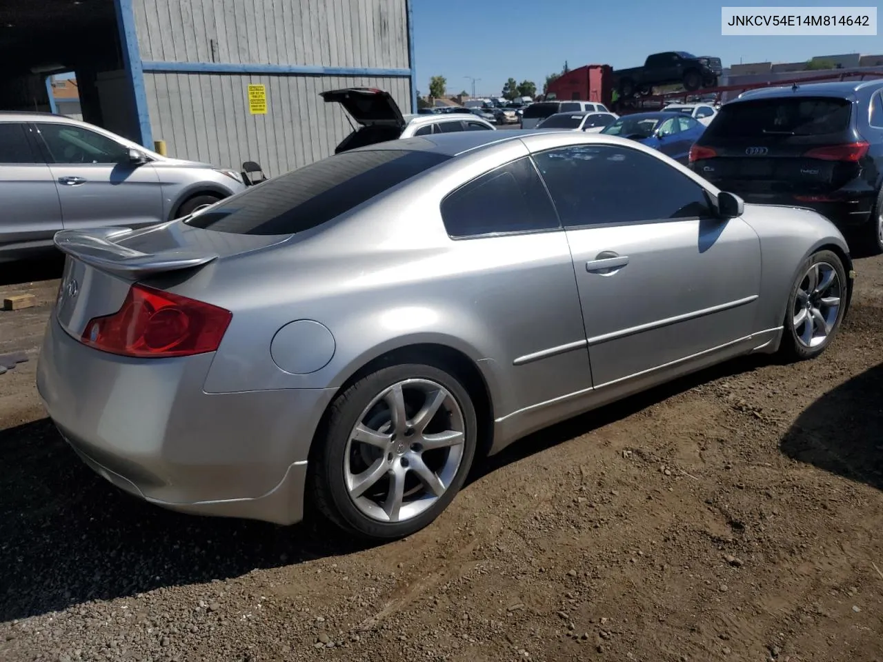 2004 Infiniti G35 VIN: JNKCV54E14M814642 Lot: 73404014