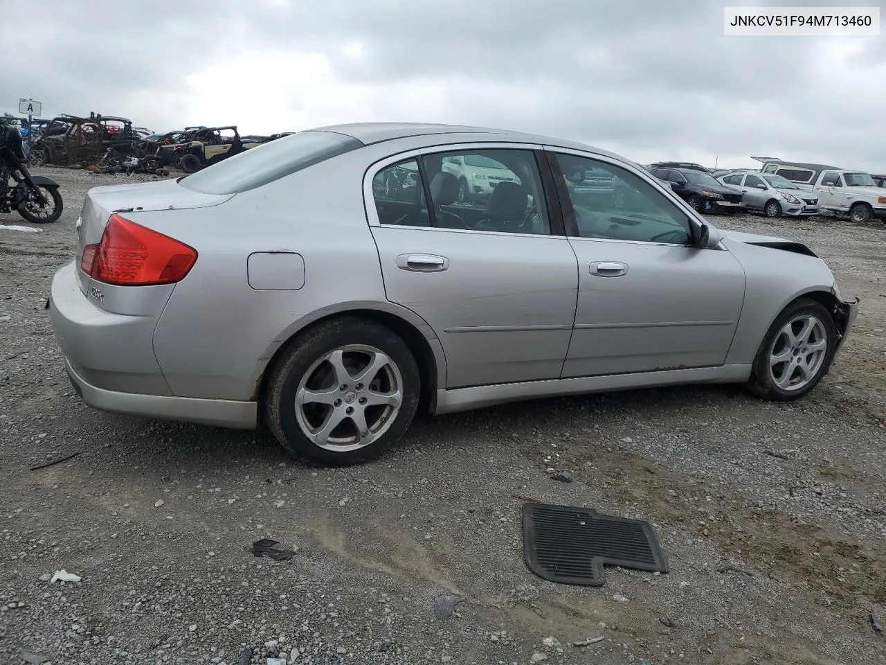 2004 Infiniti G35 VIN: JNKCV51F94M713460 Lot: 73660684