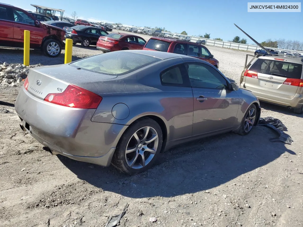 2004 Infiniti G35 VIN: JNKCV54E14M824300 Lot: 73834634