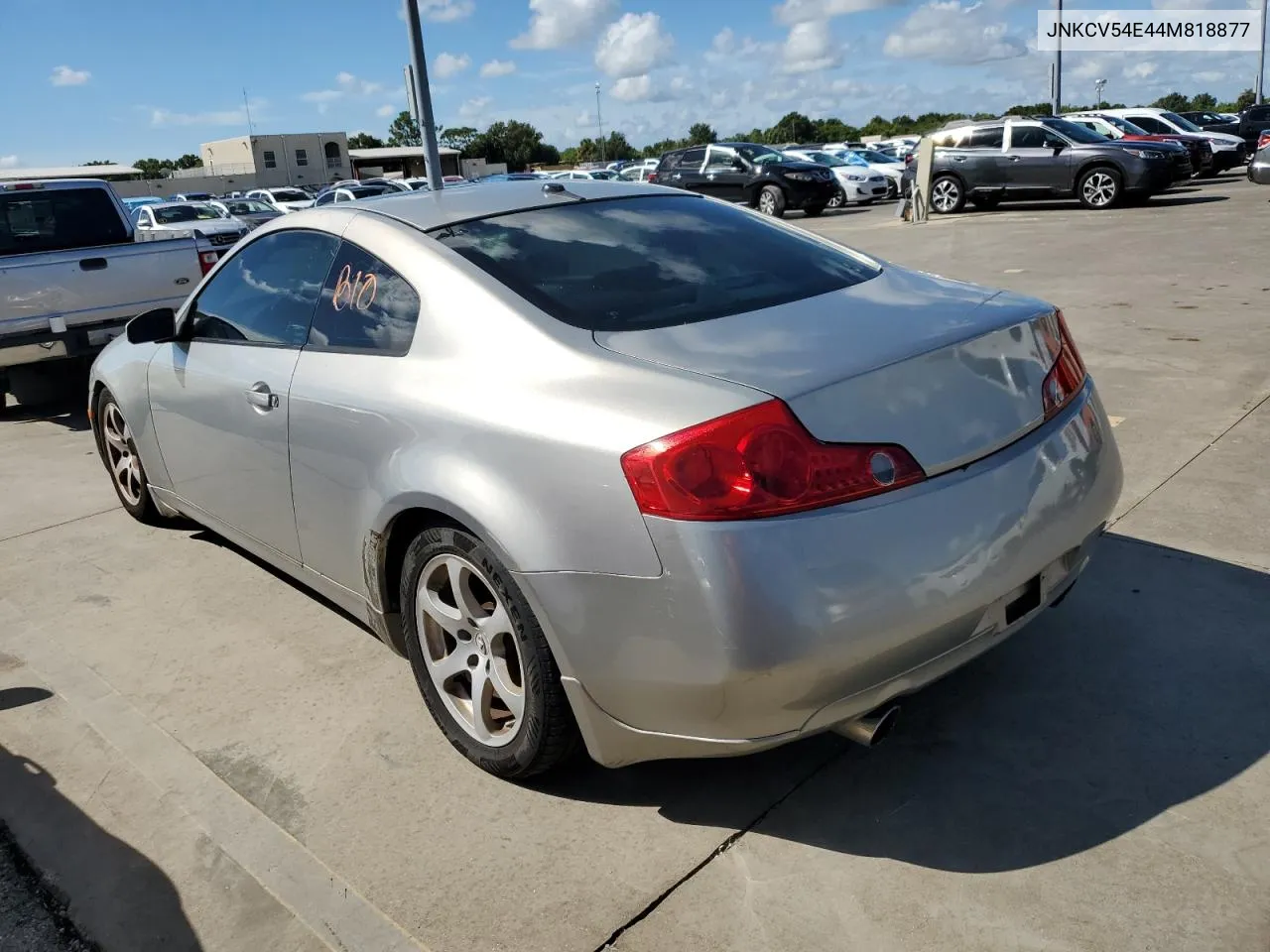 2004 Infiniti G35 VIN: JNKCV54E44M818877 Lot: 74137974