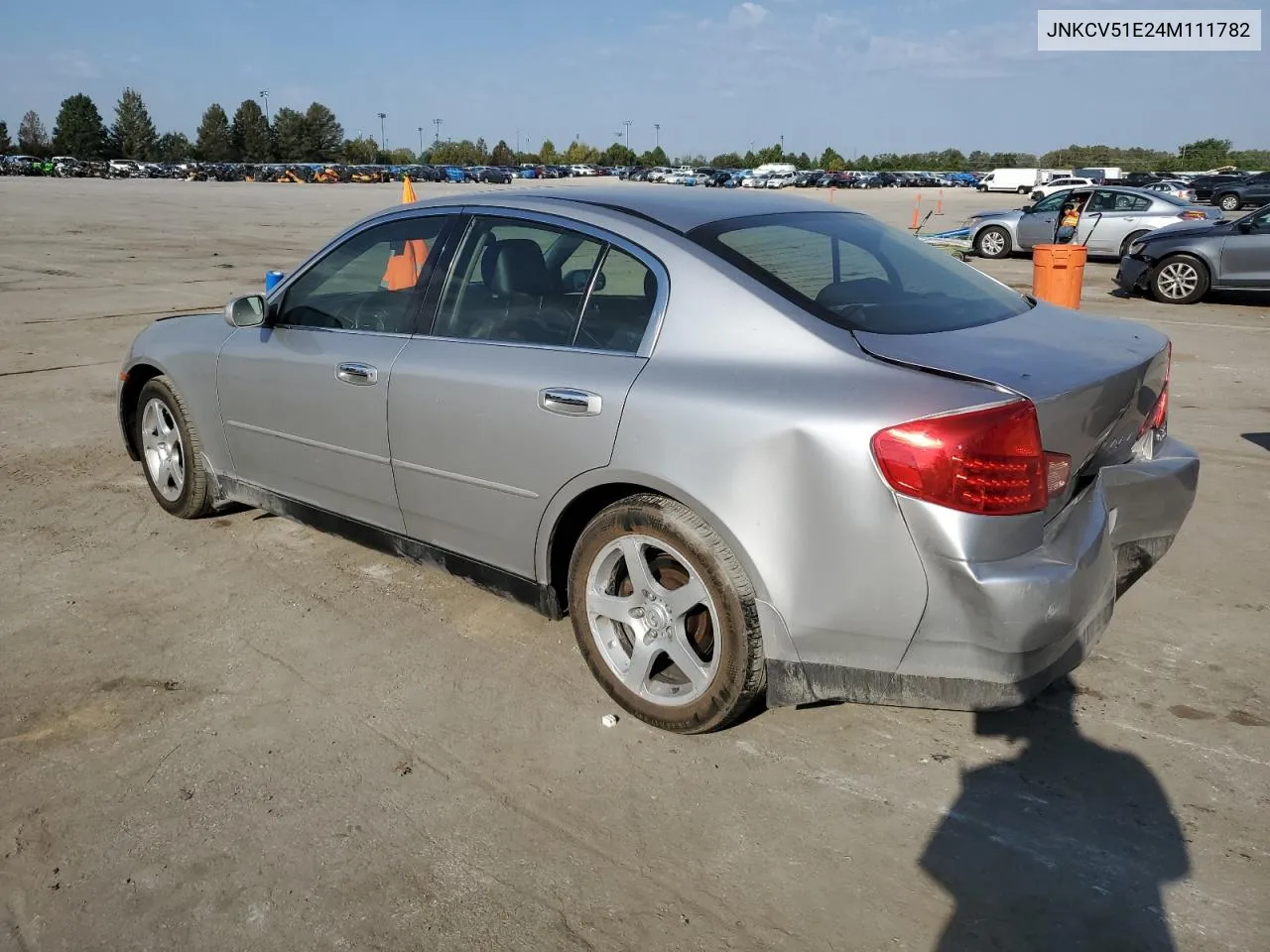 2004 Infiniti G35 VIN: JNKCV51E24M111782 Lot: 74676044