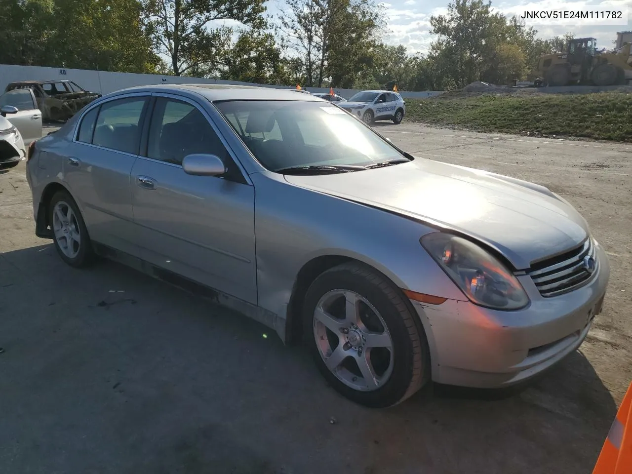 2004 Infiniti G35 VIN: JNKCV51E24M111782 Lot: 74676044