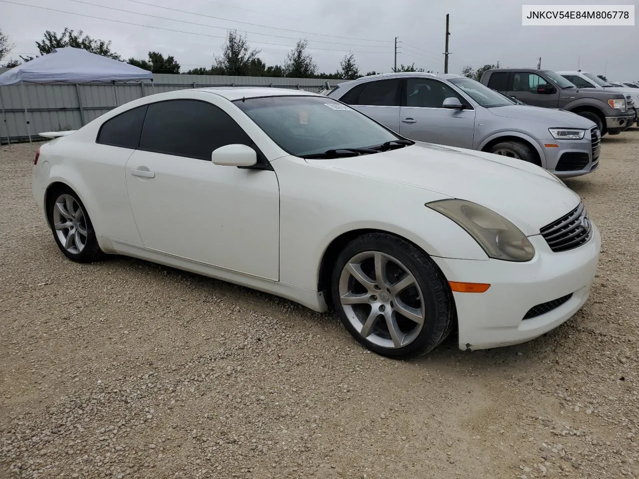 2004 Infiniti G35 VIN: JNKCV54E84M806778 Lot: 75052754