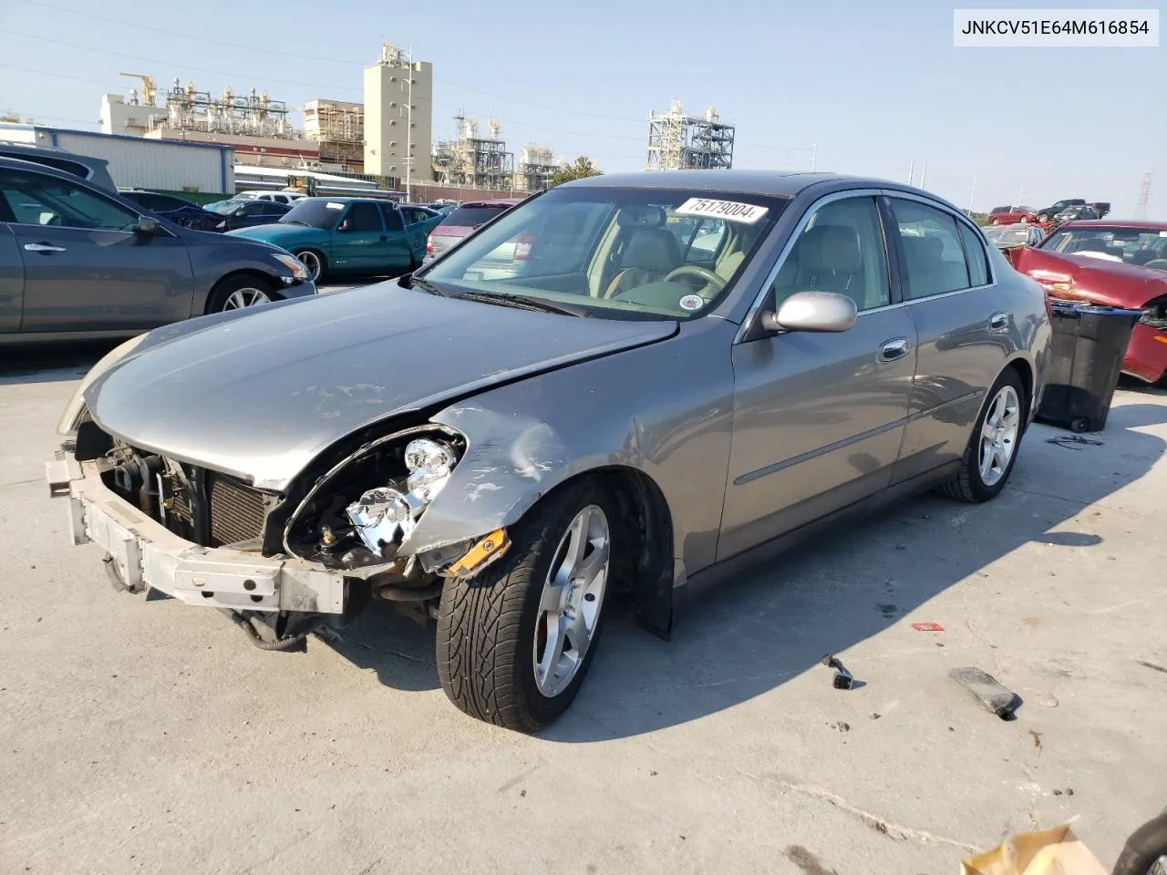 2004 Infiniti G35 VIN: JNKCV51E64M616854 Lot: 75179004