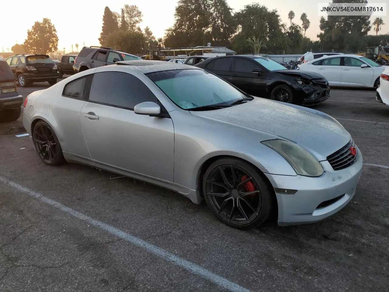 2004 Infiniti G35 VIN: JNKCV54E04M817614 Lot: 75342944