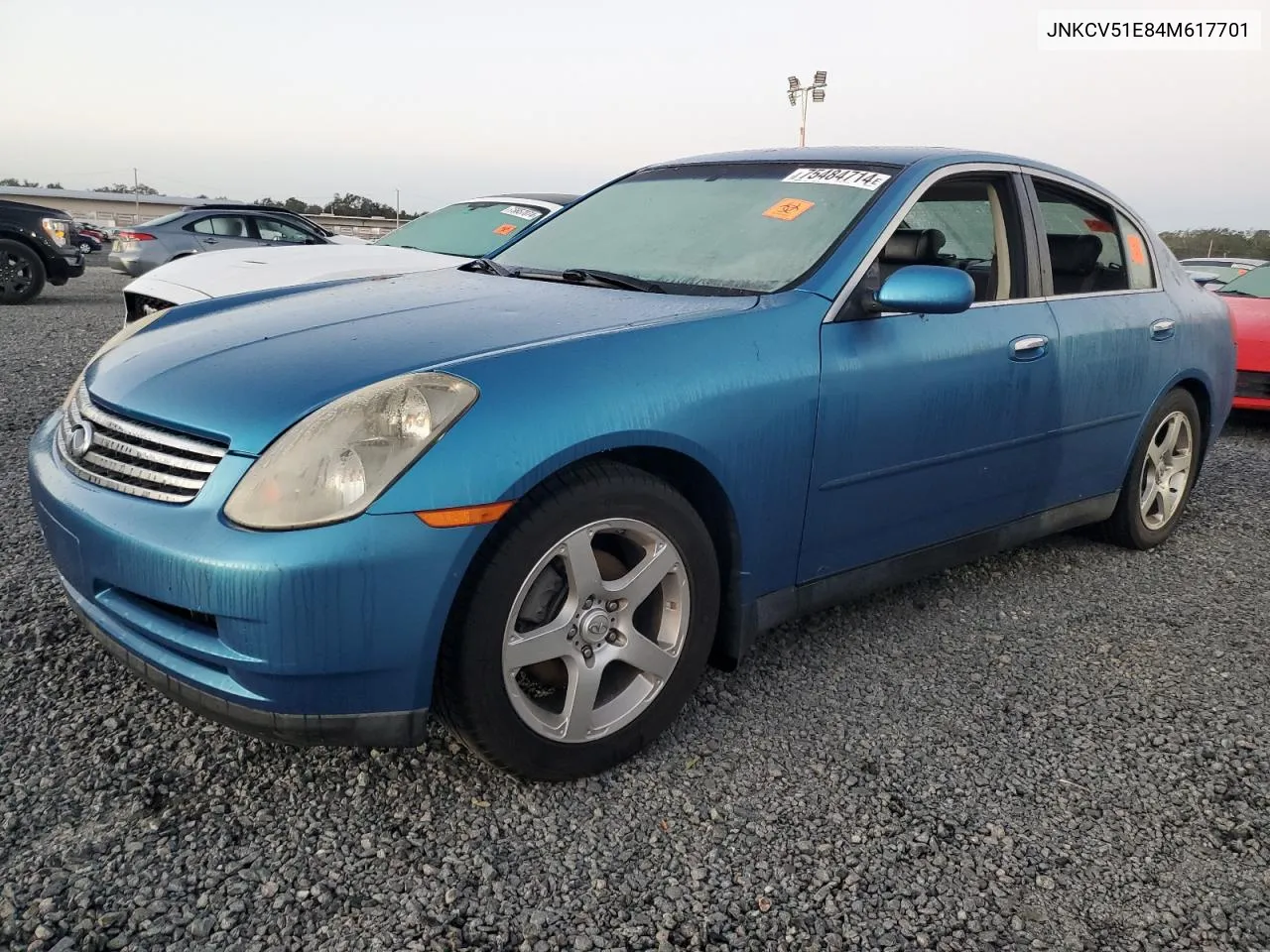 2004 Infiniti G35 VIN: JNKCV51E84M617701 Lot: 75484714