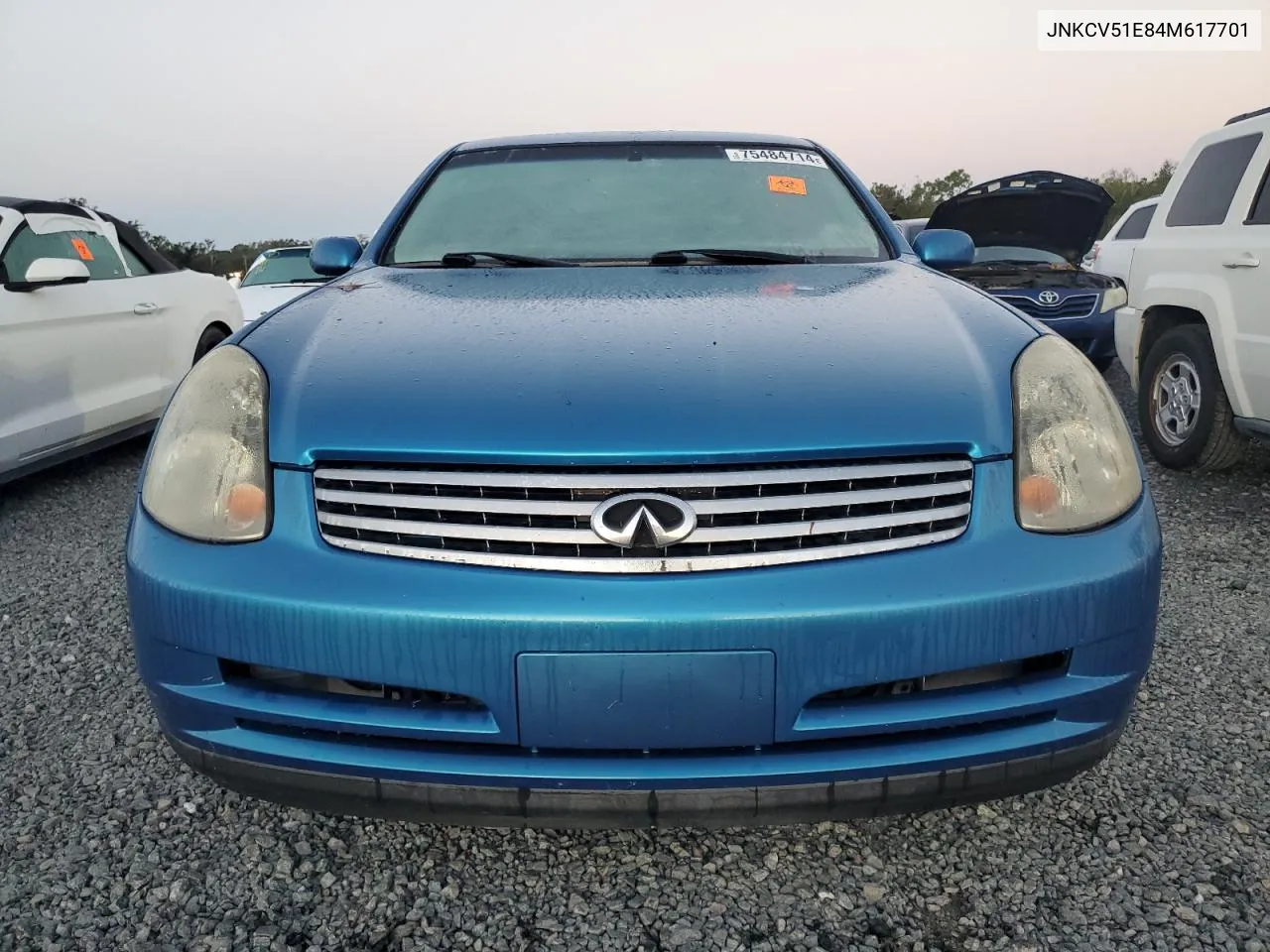 2004 Infiniti G35 VIN: JNKCV51E84M617701 Lot: 75484714