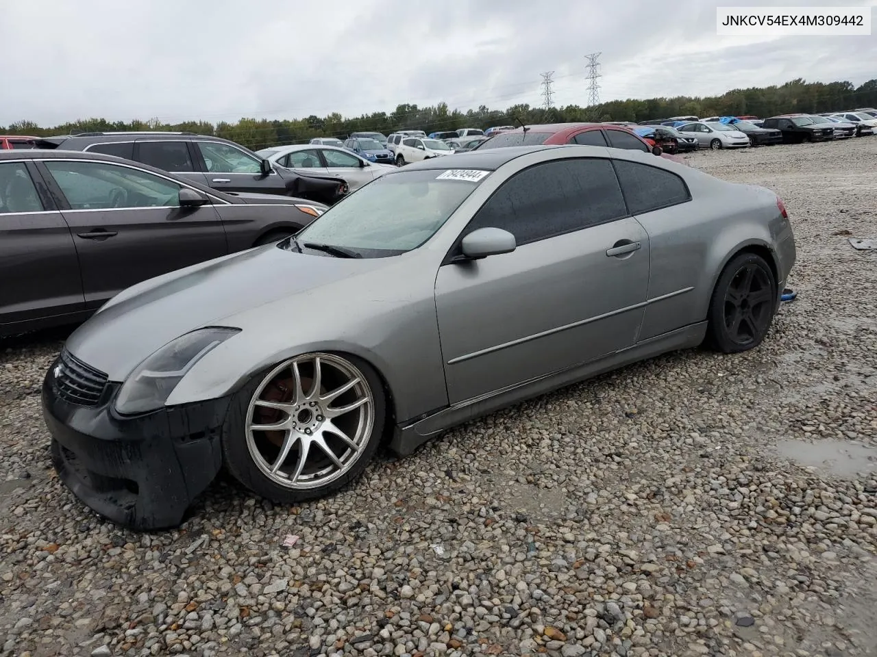 2004 Infiniti G35 VIN: JNKCV54EX4M309442 Lot: 78424944