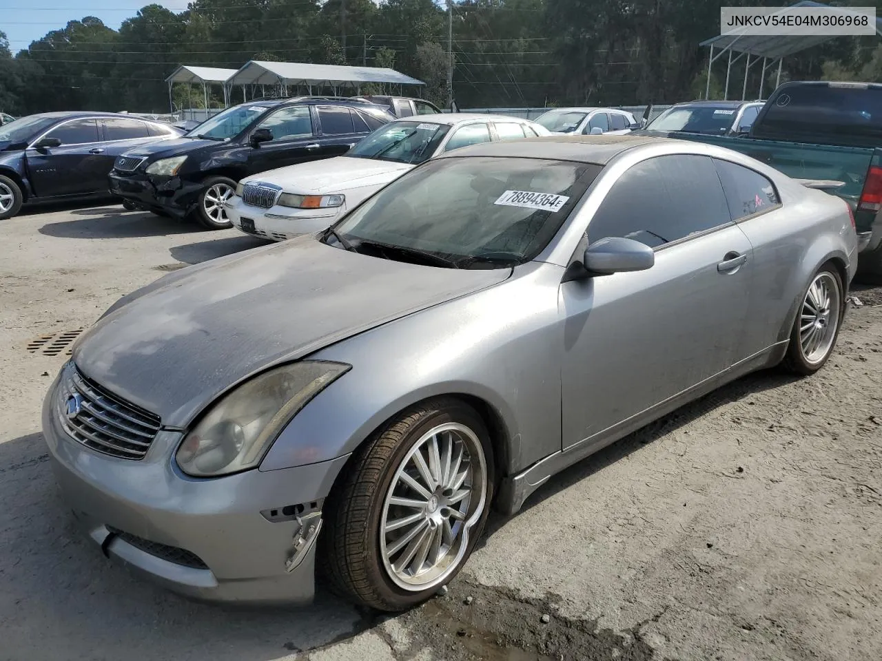 2004 Infiniti G35 VIN: JNKCV54E04M306968 Lot: 78894364