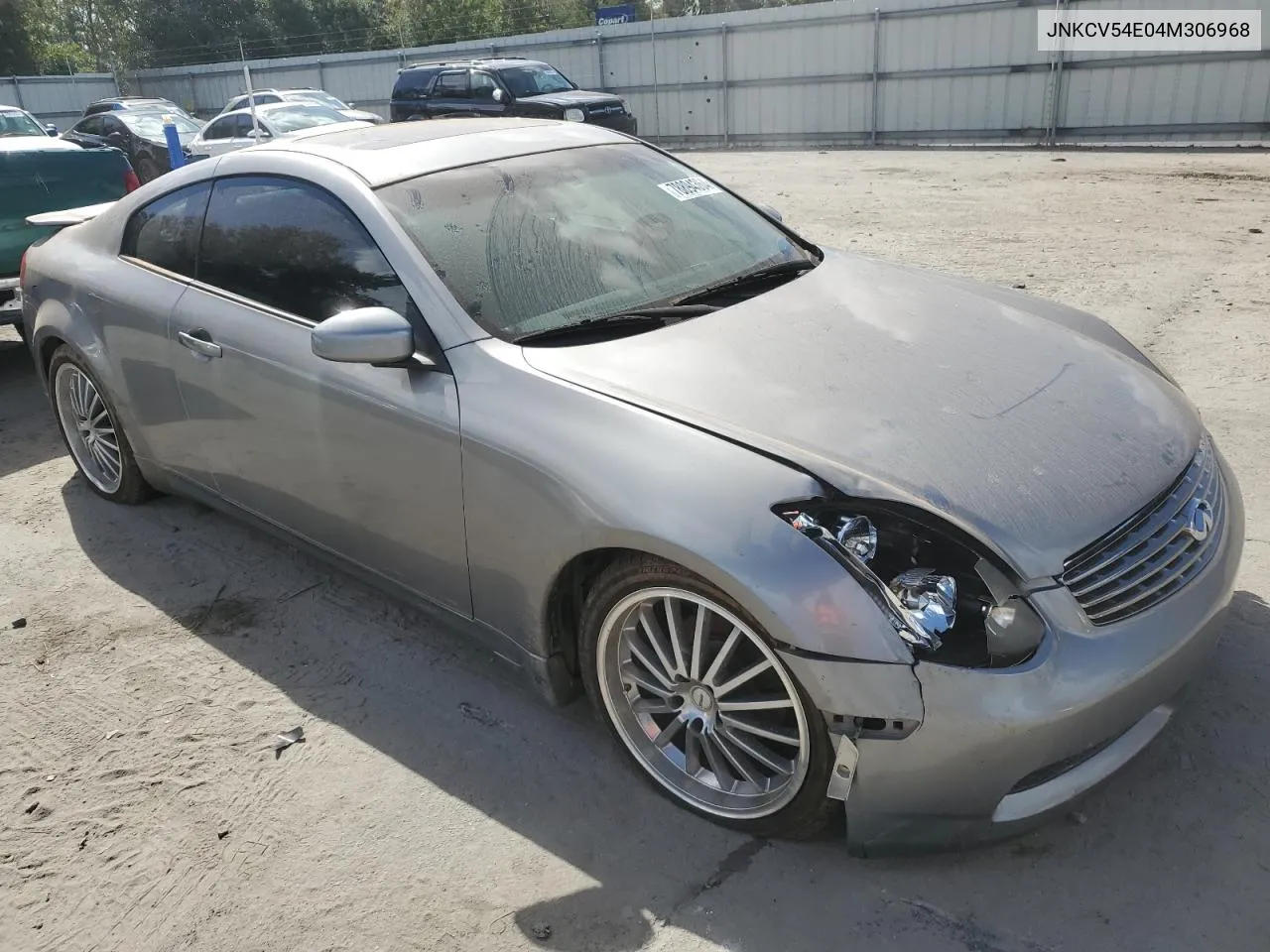 2004 Infiniti G35 VIN: JNKCV54E04M306968 Lot: 78894364