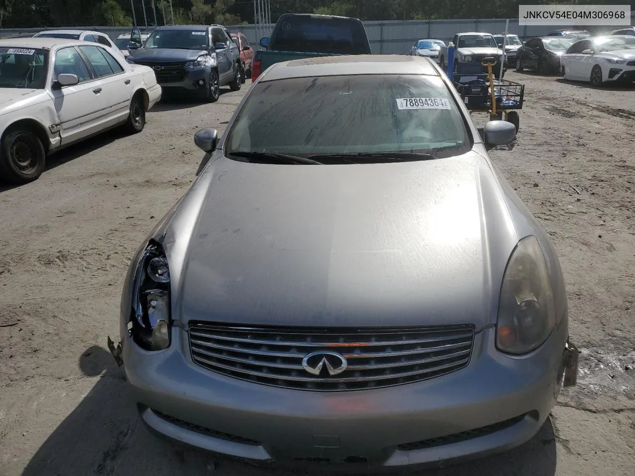 2004 Infiniti G35 VIN: JNKCV54E04M306968 Lot: 78894364