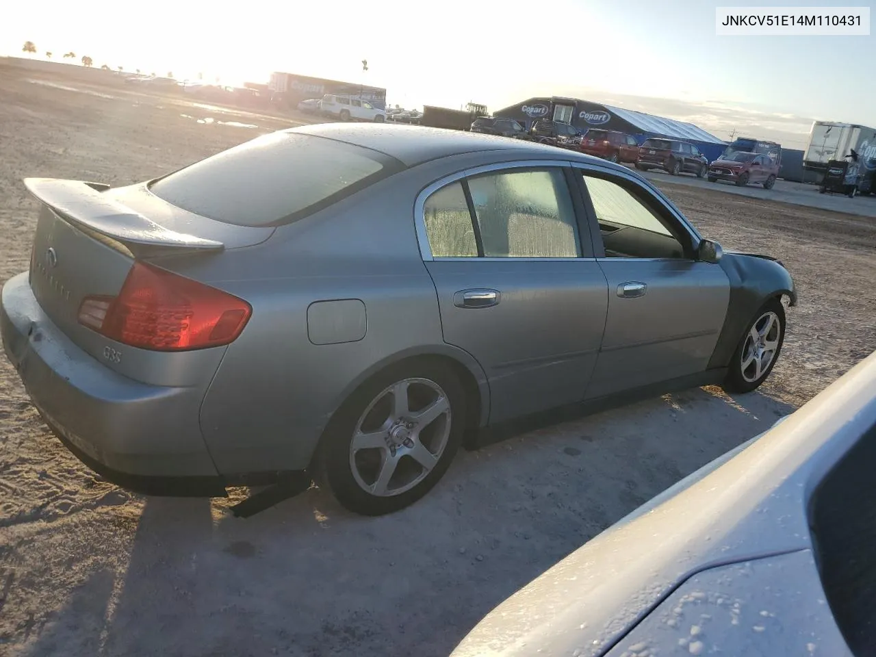 2004 Infiniti G35 VIN: JNKCV51E14M110431 Lot: 79070294