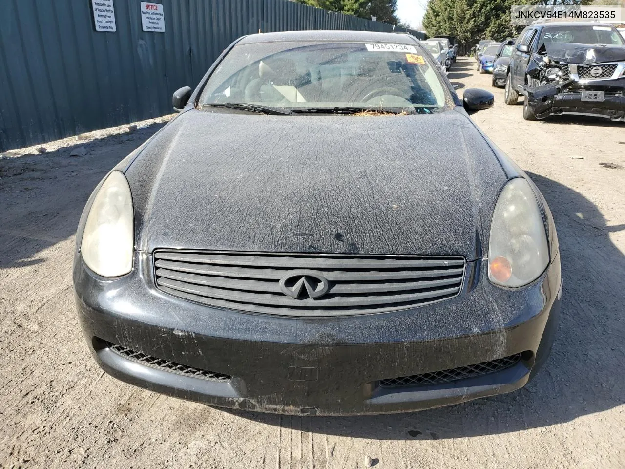 2004 Infiniti G35 VIN: JNKCV54E14M823535 Lot: 79451234