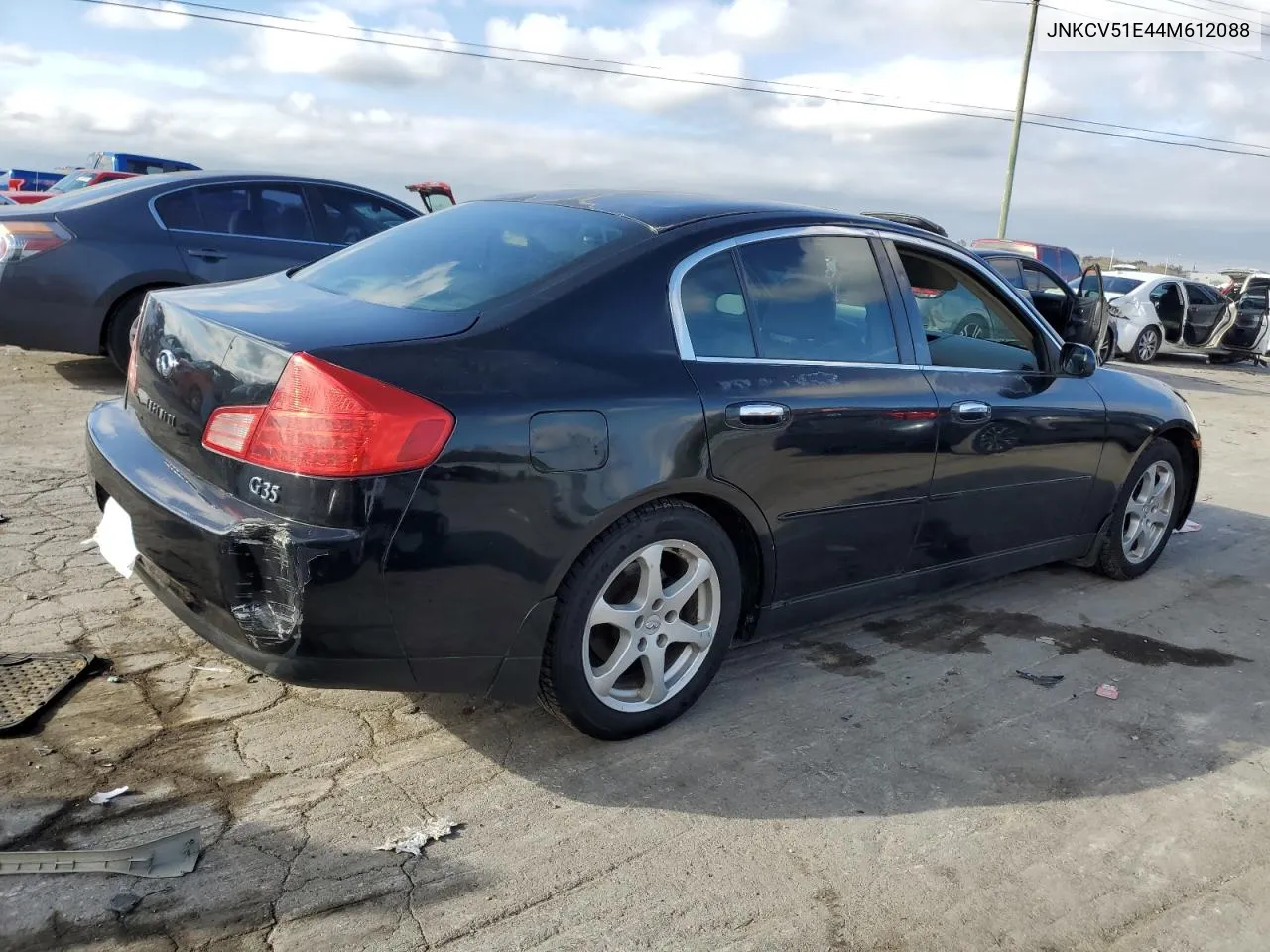 2004 Infiniti G35 VIN: JNKCV51E44M612088 Lot: 80024704