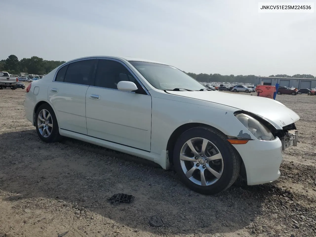 2005 Infiniti G35 VIN: JNKCV51E25M224536 Lot: 65470404