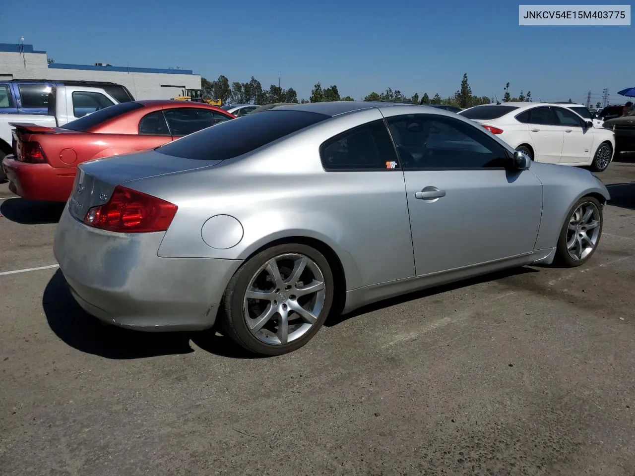 2005 Infiniti G35 VIN: JNKCV54E15M403775 Lot: 65751804