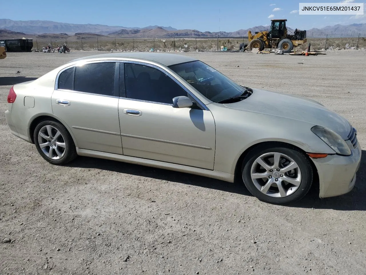 2005 Infiniti G35 VIN: JNKCV51E65M201437 Lot: 68753294