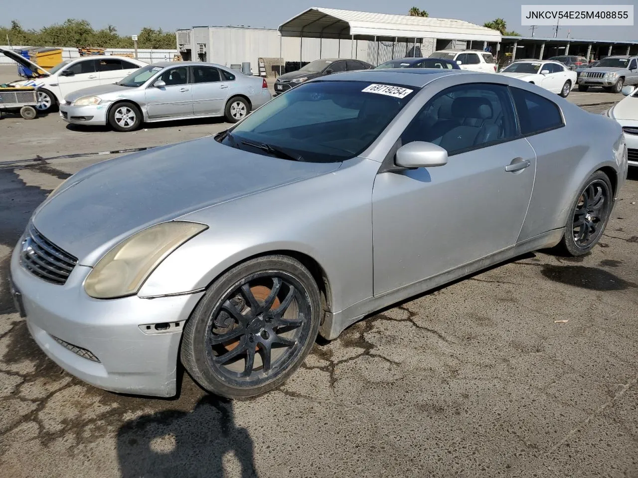 2005 Infiniti G35 VIN: JNKCV54E25M408855 Lot: 69719254